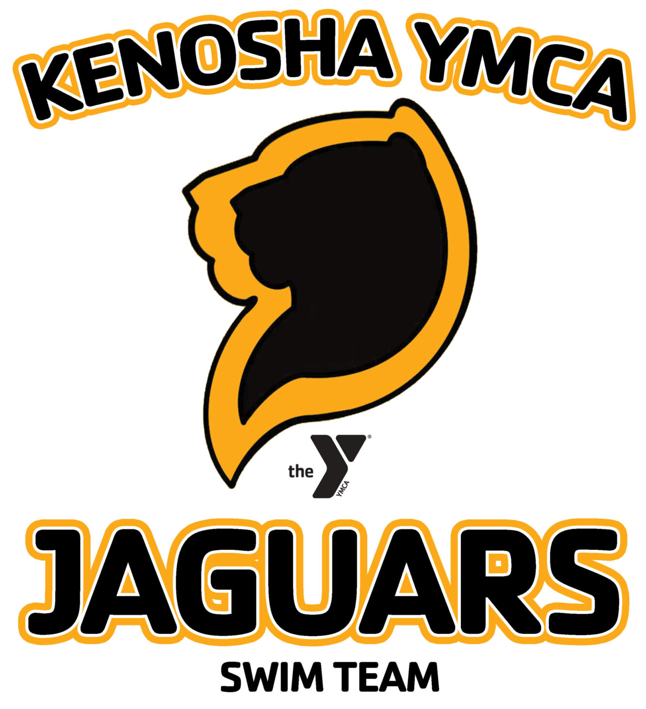 Kenosha YMCA Jaguars Swim Team Logo