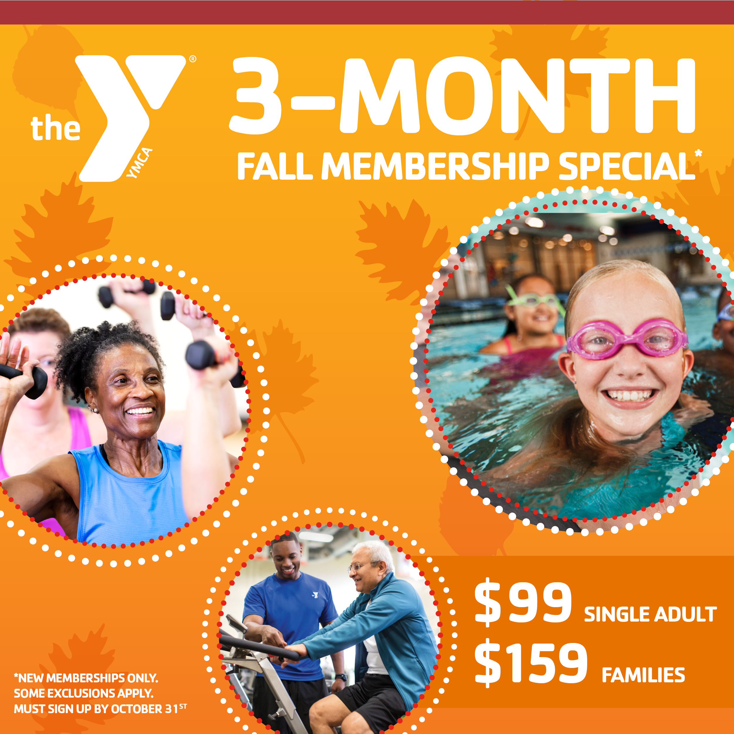 YMCA Fall Membership Special