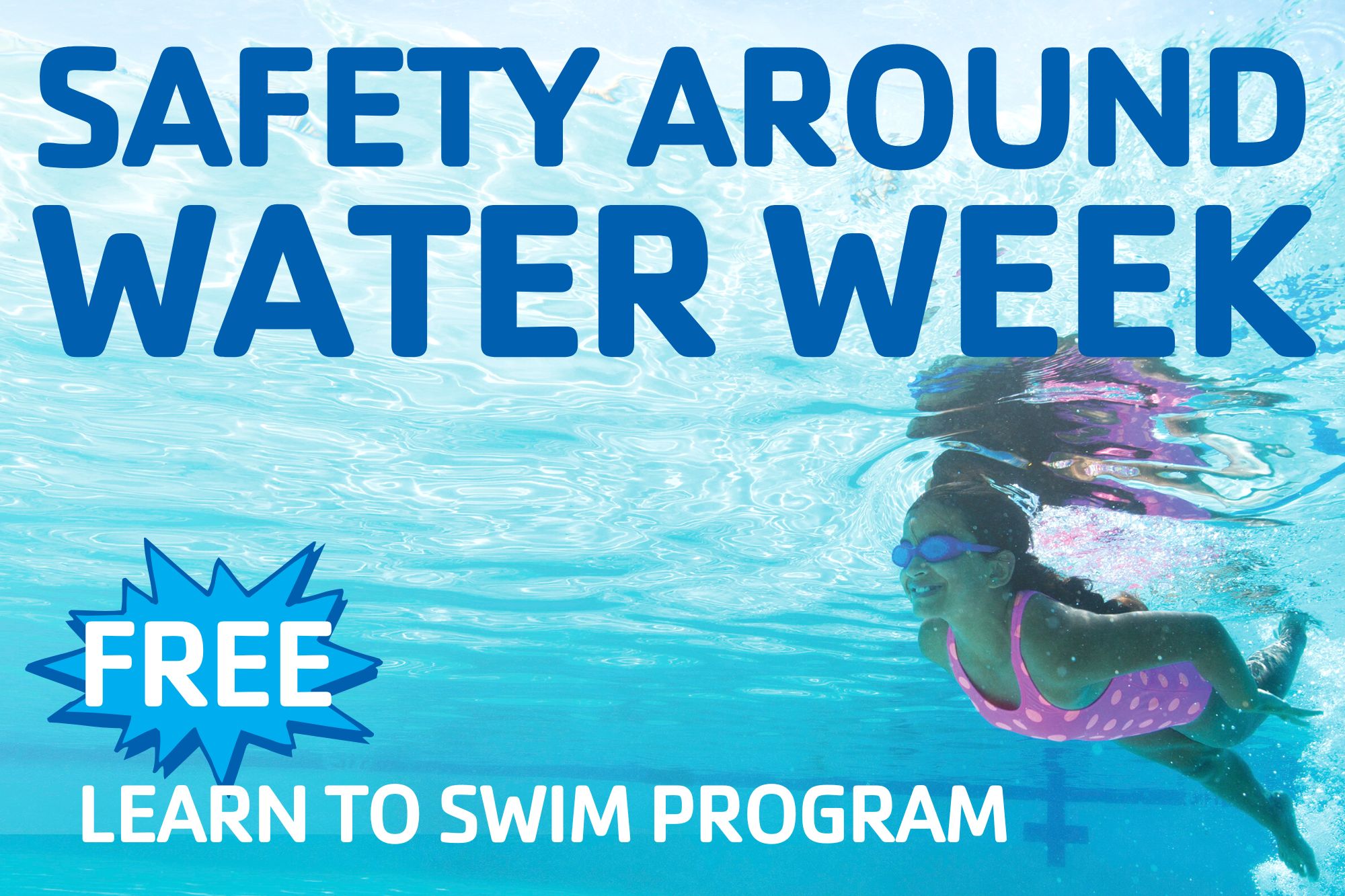 Safety Around Water Week (7.5 × 5 In)