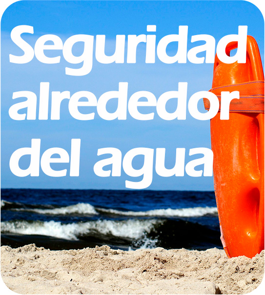 Safety Around Water, Icon Spanish