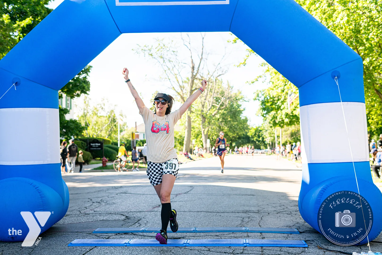 2024 YMCA Firecracker Runner at Finish Line