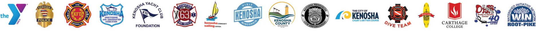 2025 Kenosha Safety Around Water Coalition Member Logos