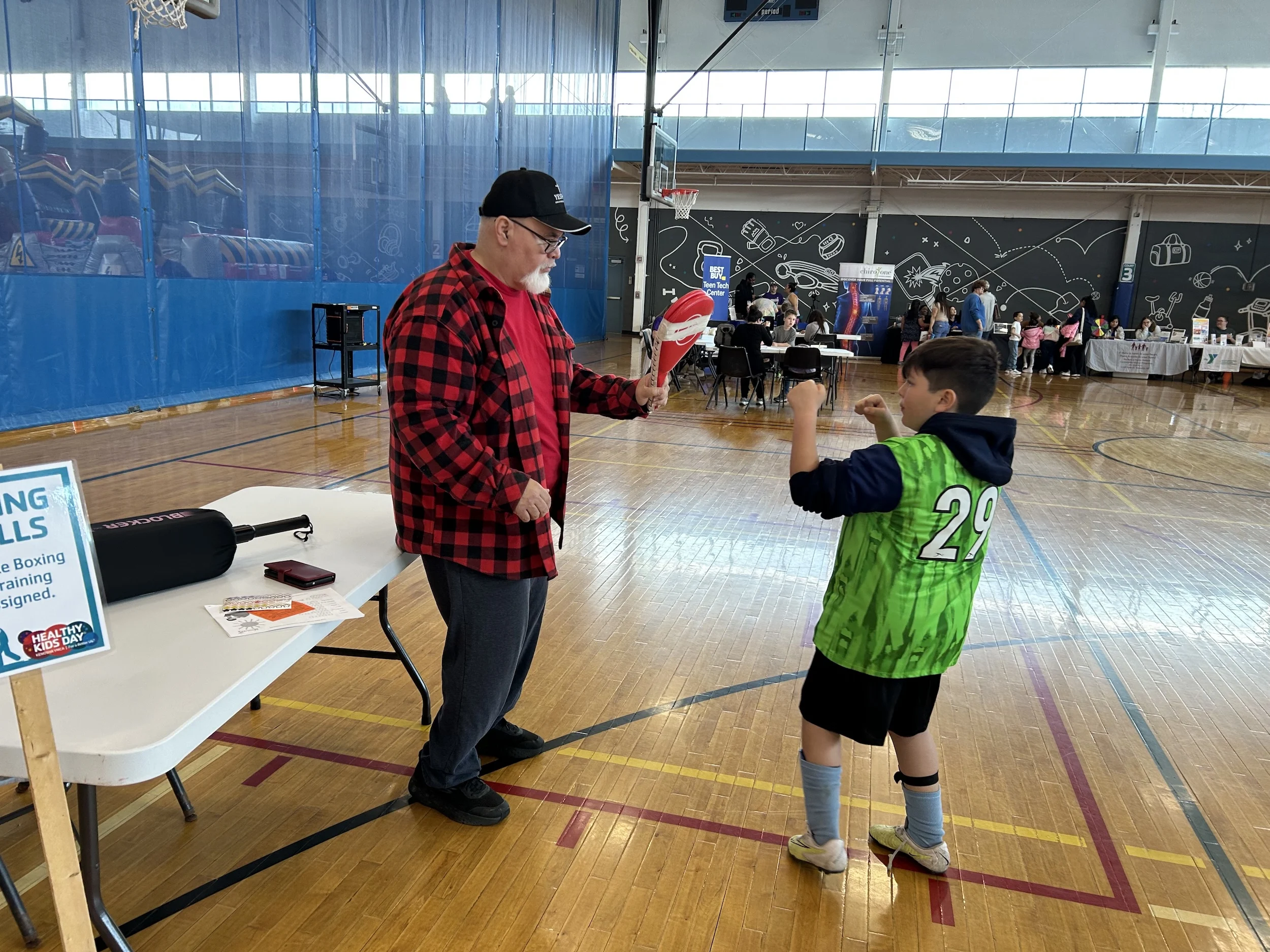 Healthy Kids Day Sparring