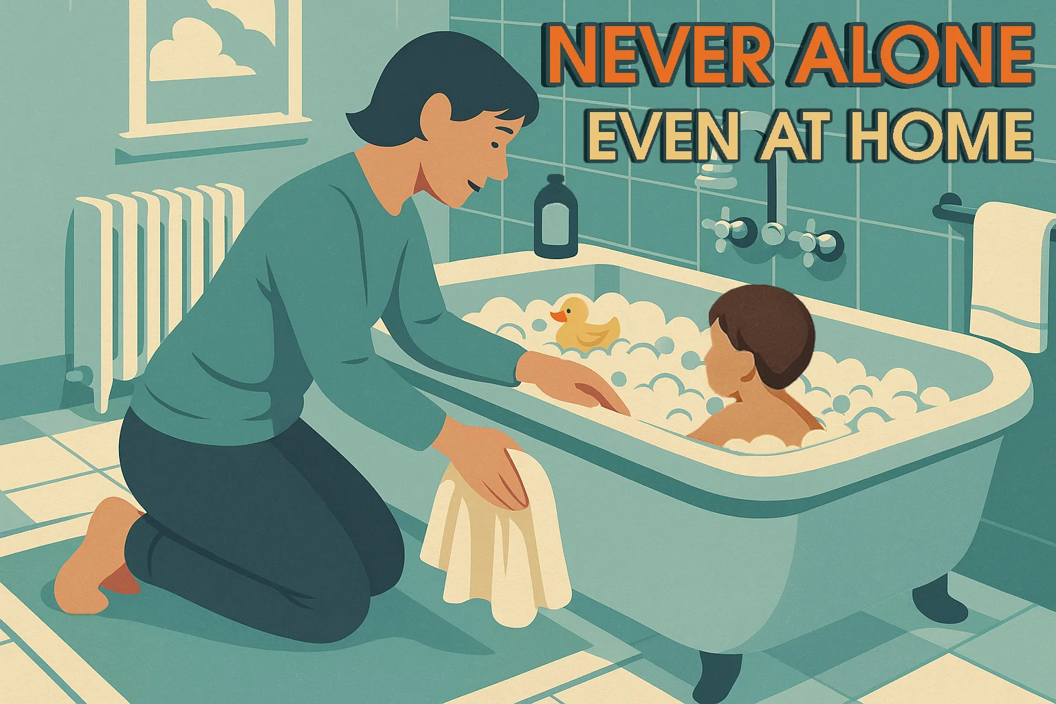 Never Alone Even At Home